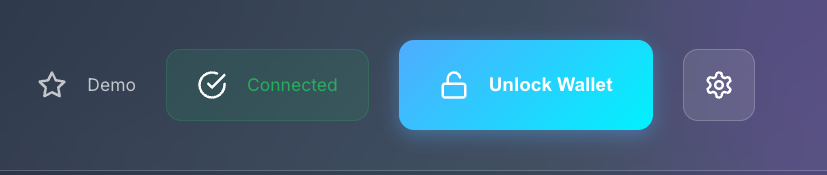 Unlock Wallet Button